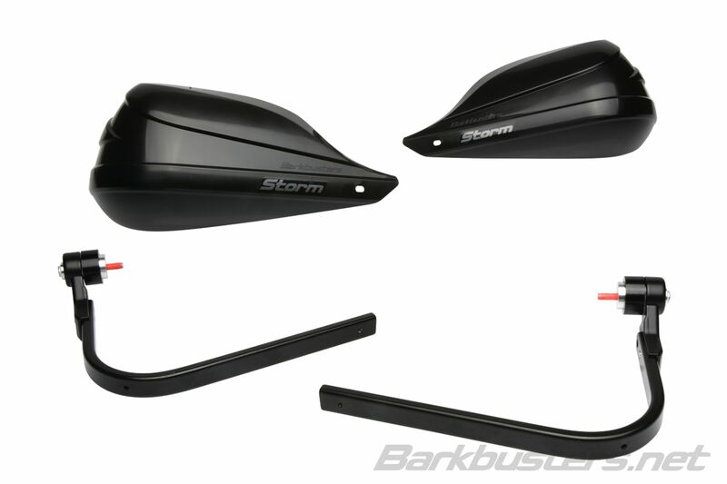 Ktm Duke 390 [BARKBUSTERS] - Storm Hanguads Set Einpunkt-Klemmhalterung-Lenkerende Schwarz