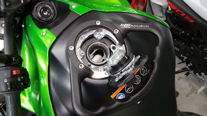 Kawasaki Z Electric [A-SIDER] - Black Edition Tank Griff 4 Schrauben schwarz Kawasaki