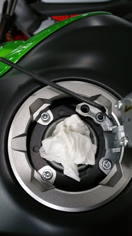 Kawasaki Z Electric [A-SIDER] - Black Edition Tank Griff 4 Schrauben schwarz Kawasaki