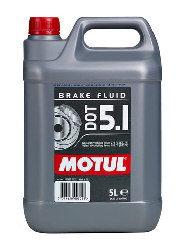 Dot 5.1 Bromsvätska 5L för motorcyklar [Motul]
