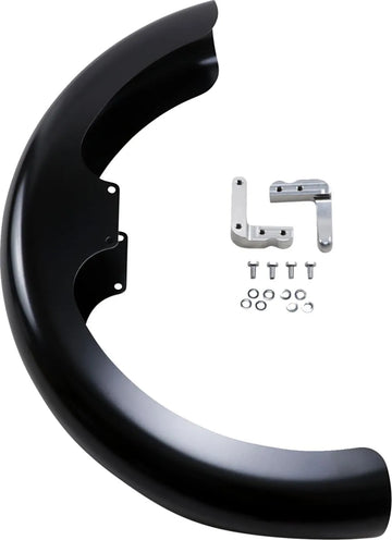 harley davidson softail street bob fxbb [KLOCK WERKS] - Hugger Series framskärm med monteringsblock för Softail/Dyna
