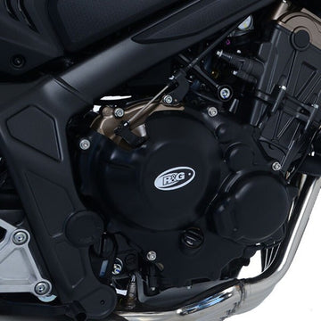 Honda CB 650 R [2024-2026] - Race Series Linker Motorgehäusedeckelschutz - Schwarz Honda CB650R/CBR650R