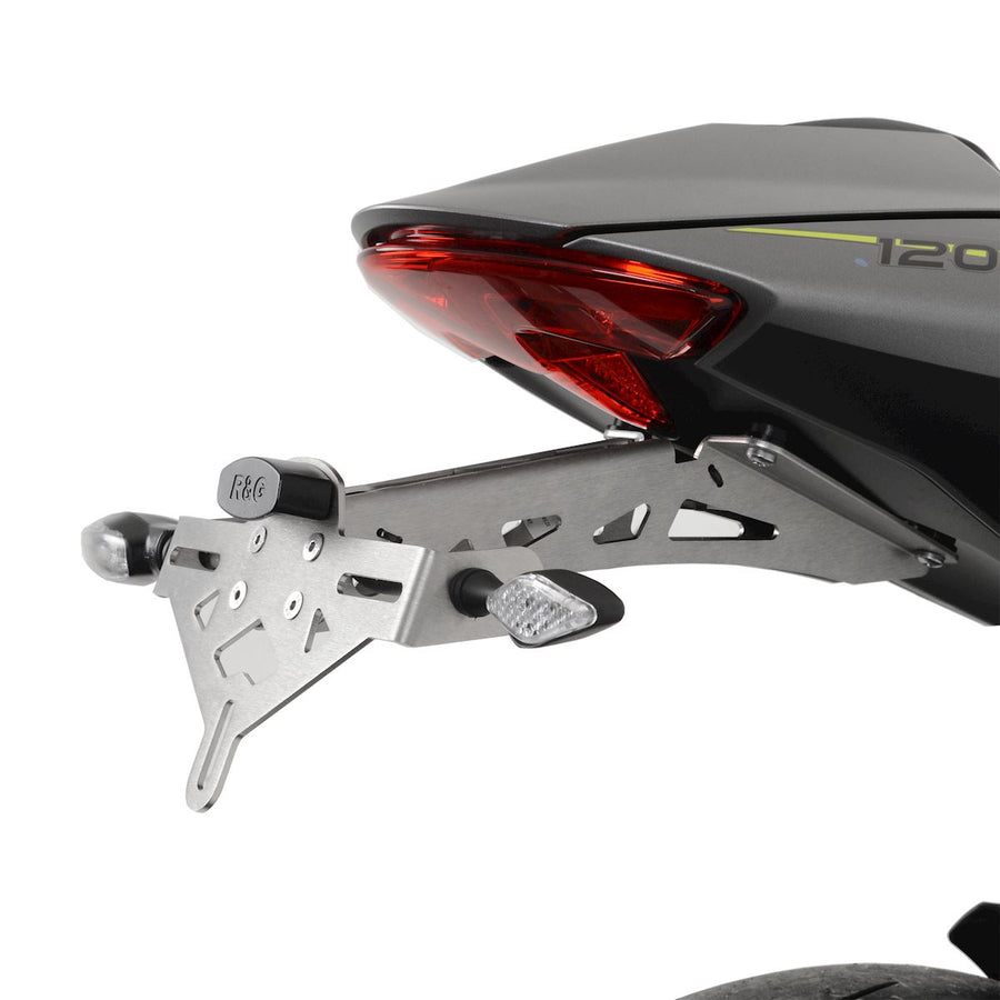 Triumph Speed ​​​​Triple 1200 RR [2022-2024] - Registreringsskylthållare - Silver Triumph Speed ​​​​Triple 1200 RS