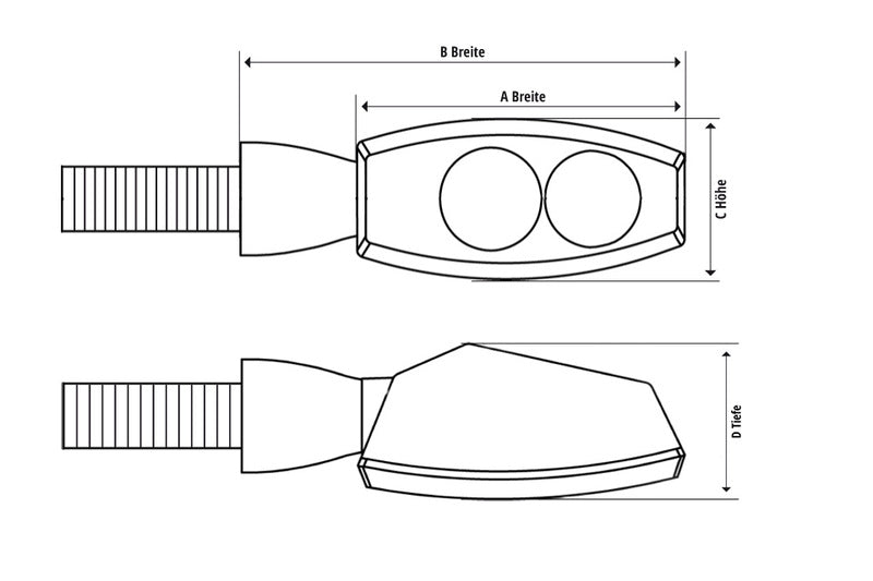Yamaha R125 YZF-R125 [HIGHSIDER] - LED Blinker