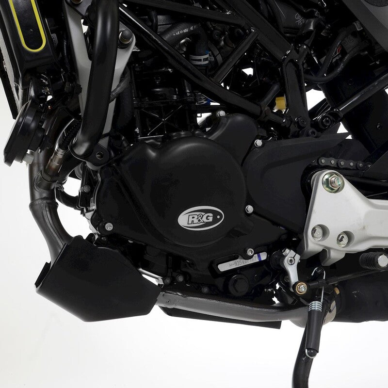 Husqvarna SVARTPILEN 125 [2021-2023] - Race Series Linke Kurbelgehäusedeckelschutz (Zündung) - Schwarz Husqvarna Svartpilen 125