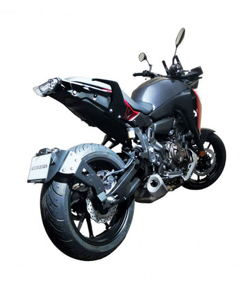 Yamaha Race [ACCESS DESIGN] - ''Wheel Fitted'' License Plate Holder Black - Yamaha MT-07 Tracer