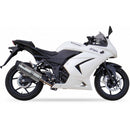 Kawasaki Ninja 250 [IXIL] - Hexoval ljuddämpare rostfritt stål svart / gavel rostfritt stål - OK7034VSE