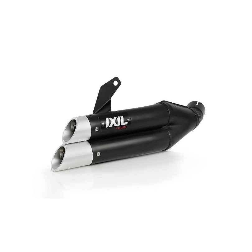 Honda CB 500 F PC45 [2013-2015] - Hyperlow Endtopf Edelstahl schwarz / Endkappe Aluminium - XH6333XB