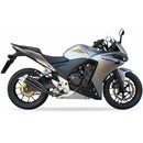 Honda CBR 500 R ABS PC44 [2013-2015] - Hyperlow ljuddämpare rostfritt stål svart / gavel aluminium - XH6333XB