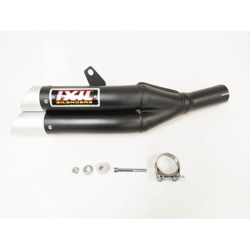 Honda CBR 500 R ABS PC44 [2013-2015] - Hyperlow ljuddämpare rostfritt stål svart / gavel aluminium - XH6333XB