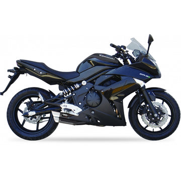 Kawasaki Kle 650 [IXIL] - Hyperlow ljuddämpare rostfritt stål svart / gavel aluminium - XK7351XB