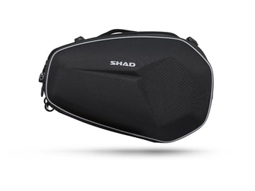 Cf Moto 700 Cl X Heritage [SHAD] - E48 expanderbara sadelväskor Svart - 46/58L
