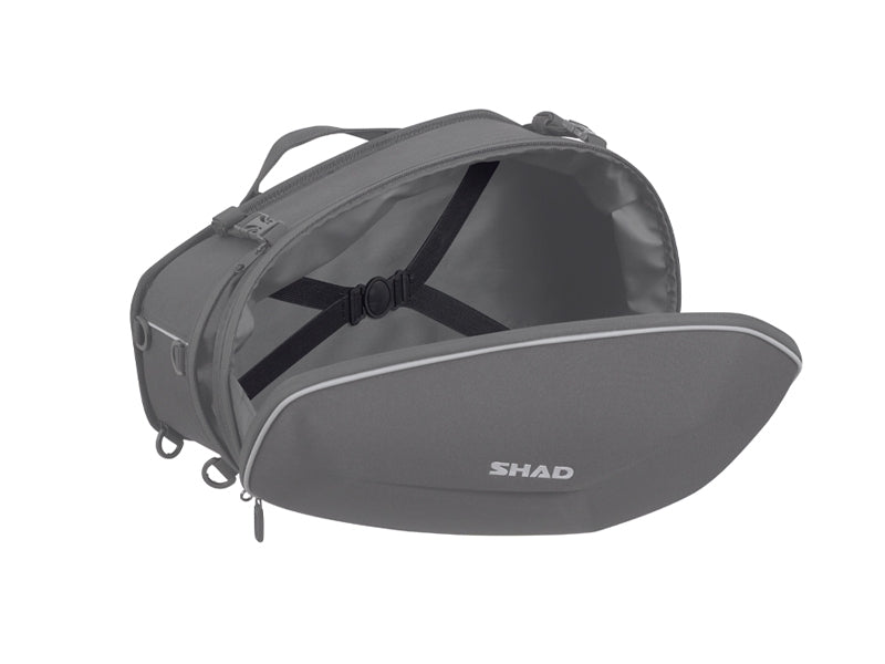Cf Moto 700 Cl X Heritage [SHAD] - E48 expanderbara sadelväskor Svart - 46/58L
