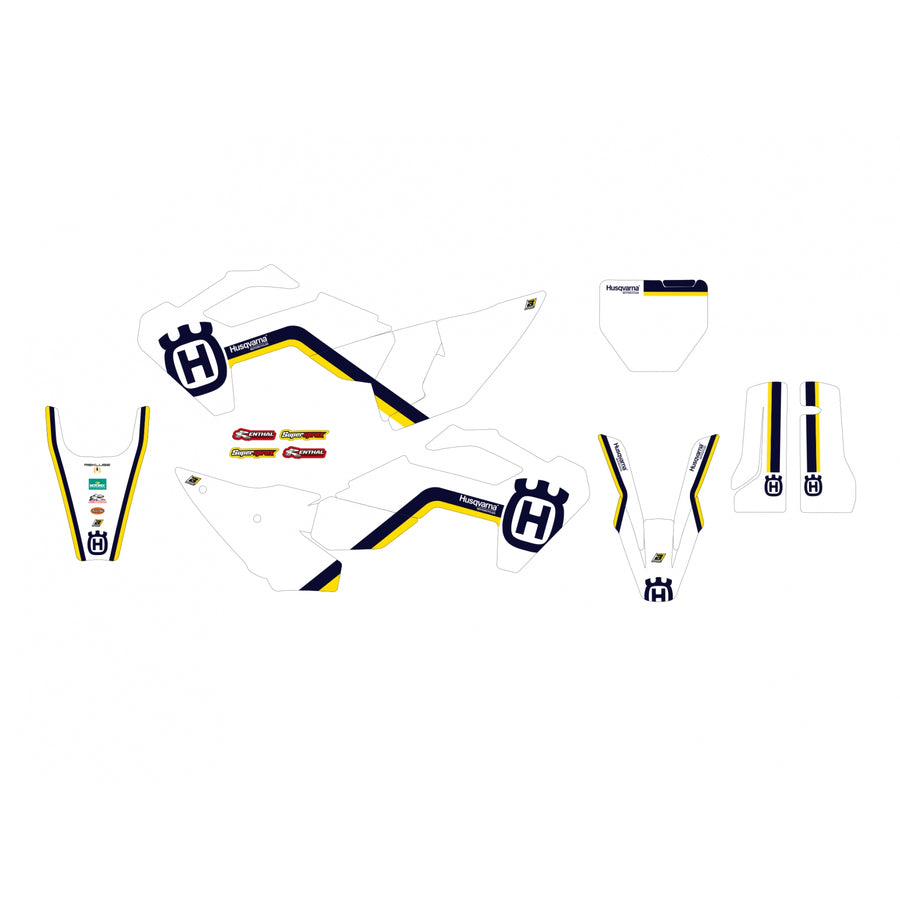 HUSQVARNA TC 125 [2023-2024] - Retro dekalsats - Husqvarna FC/TC