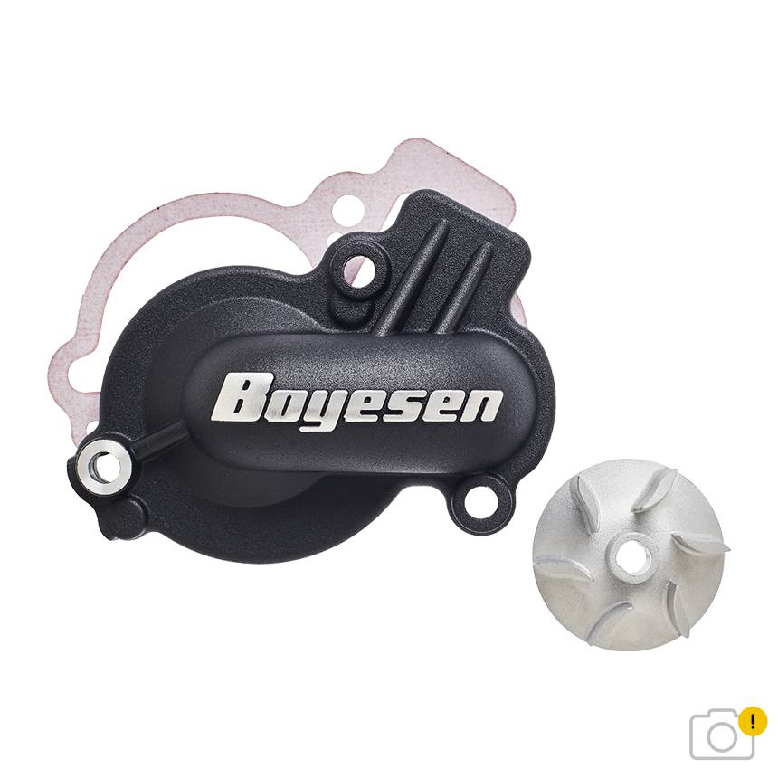 Honda CRF 150 R BIG Wheels 16/19 (KE 03) [2007-2023] - SuperCooler vattenpumpsskydd + impellersats - svart