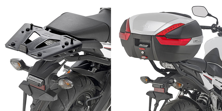 Honda CB 650 F [GIVI] - Topcase Träger für MONOKEY® oder MONOLOCK® Koffer zu montieren mit der MONOKEY® Platte M5