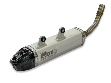 GAS GAS EC 250 [2021-2023] - Carby Schalldämpfer weisses Aluminium/Karbon-Endkappe