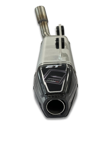 GAS GAS EC 250 [2021-2023] - Carby Schalldämpfer weisses Aluminium/Karbon-Endkappe