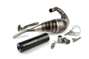 Beta RR-T SM 50 2T - Auspuff 80 - 90cc CNC blau / schwarz