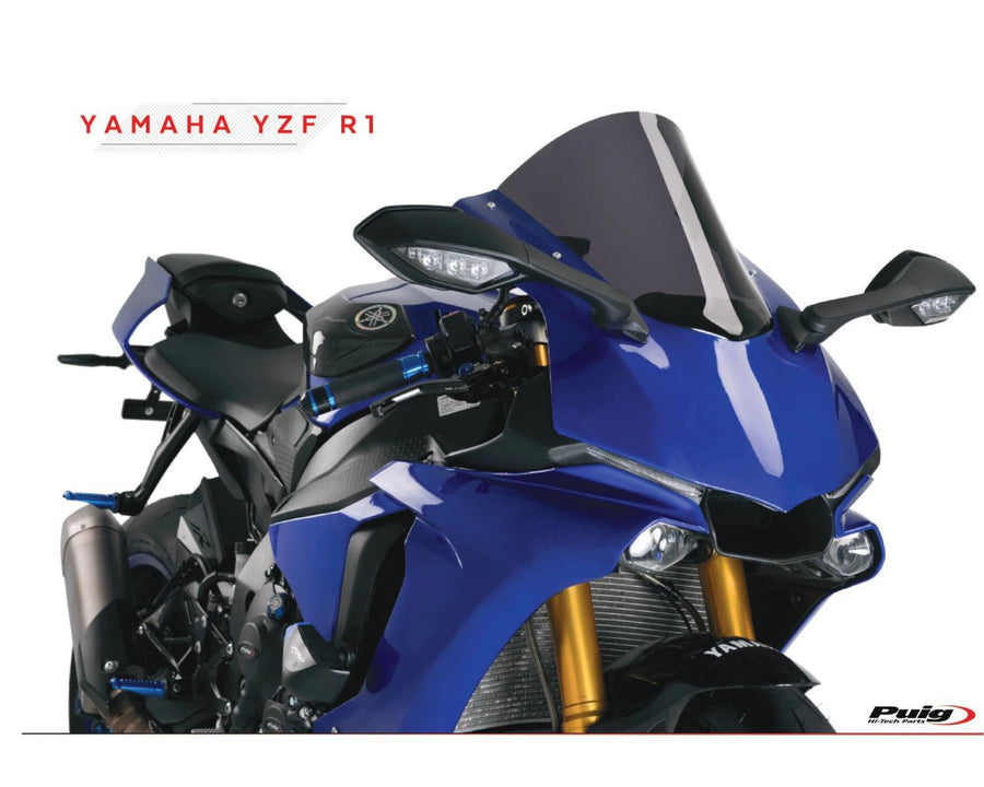 KAWASAKI ZX-10RR NINJA PERFORMANCE [2018] – R-Racer Scheibe – Schwarz