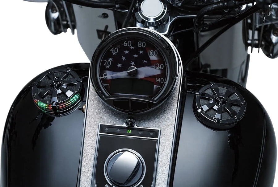 Harley-Davidson Sportster S [KURYAKYN] – Alley Cat LED Kraftstoff- und Batterieanzeige
