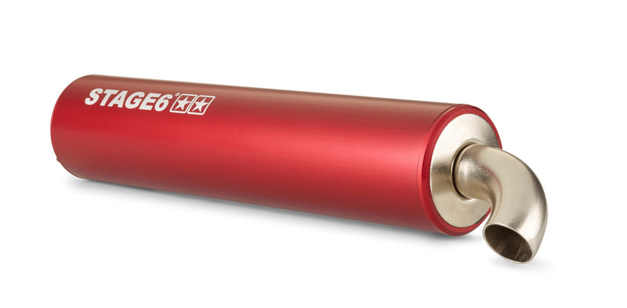 MBK Nitro Naked 50 2T LC [2014–] - Auspuff Pro Replica MK2 Rot