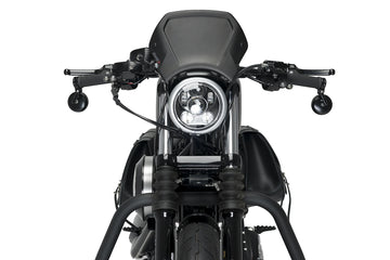 HARLEY DAVIDSON SPORTSTER 883 IRON XL883N [2012] - ALU frontplatta | Svart | PUIG 1352N