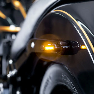 harley-davidson pan america [HEINZ BIKES] – Winglets Micro Blinker für Schutzblech - 0