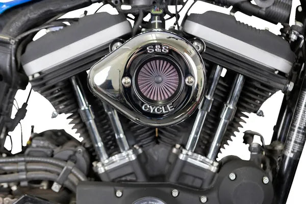 Harley-Davidson XL 883 L Sportster SuperLow [2020] - Air Stinger Stealth Luftfiltersatz – Oberfläche: Verchromt – Bild 9