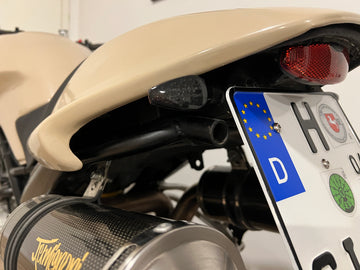 2 LED Blinker Schwarz Widerstände [E-Prüfzeichen] - Honda Hornet 600 750 900 - 0