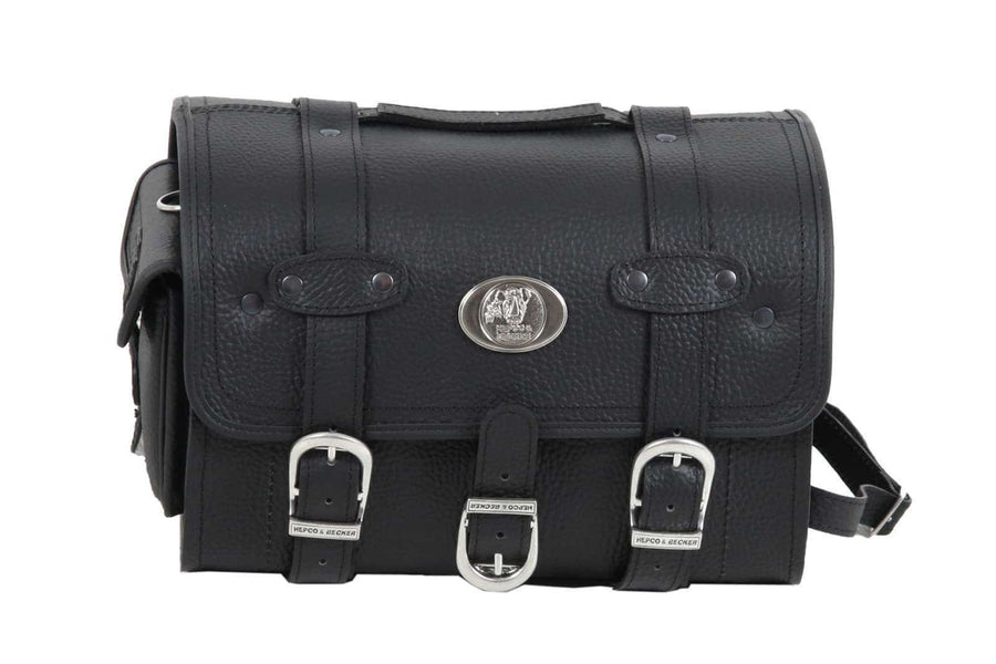 Motorradtasche [Hepco & Becker] - Leder-Handbag Liberty zur Montage auf Soloracks – Solorack
