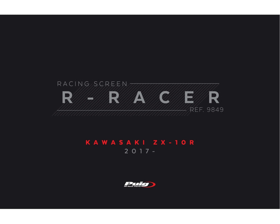KAWASAKI ZX-10RR NINJA PERFORMANCE [2018] – R-Racer Scheibe – Schwarz