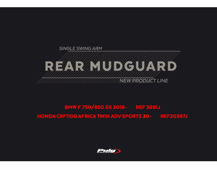 BMW F 750 GS [2024] – Single Swingarm Fender – Mattschwarz