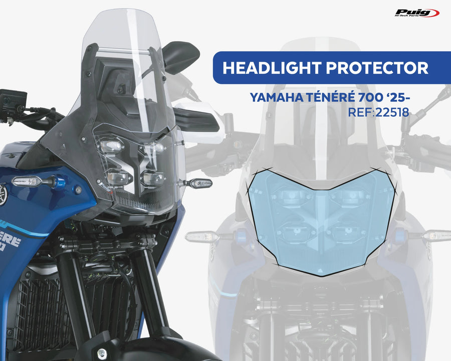YAMAHA TENERE 700 EXPLORE EDITION [2025] – Headlight protector – Transparent