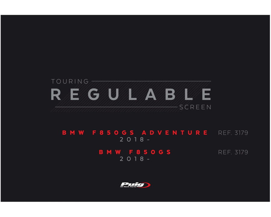 BMW F 750 GS [2024] – Verstellbare Scheibe – Transparent