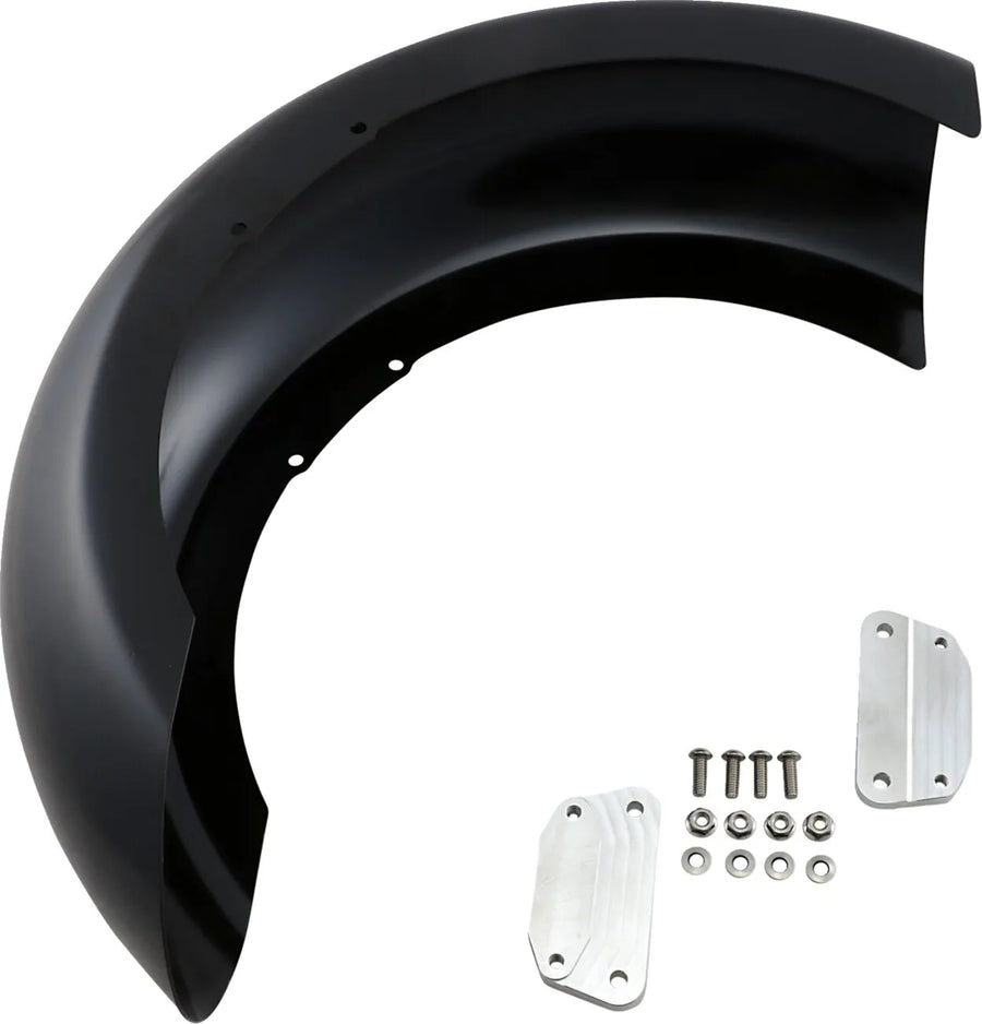 harley davidson flfb [KLOCK WERKS] - Hugger Series framskärm med monteringsblock för Softail/Dyna