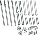 Harley-Davidson FLRT 1690 Freewheeler [2015-2016] - Set mit verstellbaren Stößelstangen und verchromten Abdeckungen – Bild 1