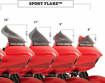 harley davidson fltruse [KLOCK WERKS] – Sport Flare™ vindruta - 0