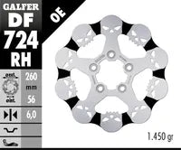 Harley-Davidson XL 883 R Roadster [2009-2010, 2013] - Fast bromsskiva Skull - Bild 6