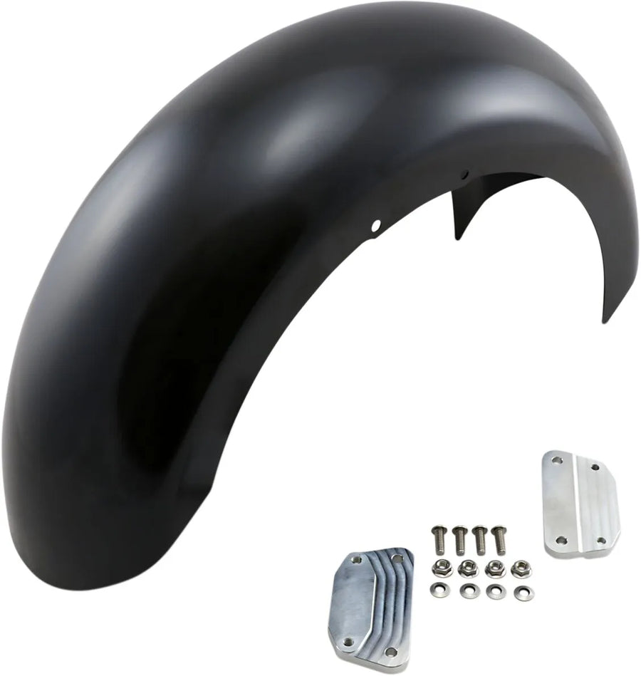 harley davidson flfb [KLOCK WERKS] - Hugger Series framskärm med monteringsblock för Softail/Dyna