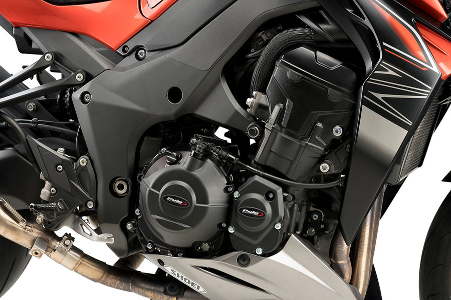 KAWASAKI Z1000 [2014-2022] - Kit med 3 motorskyddskåpor | Svart | PUIG 20417N