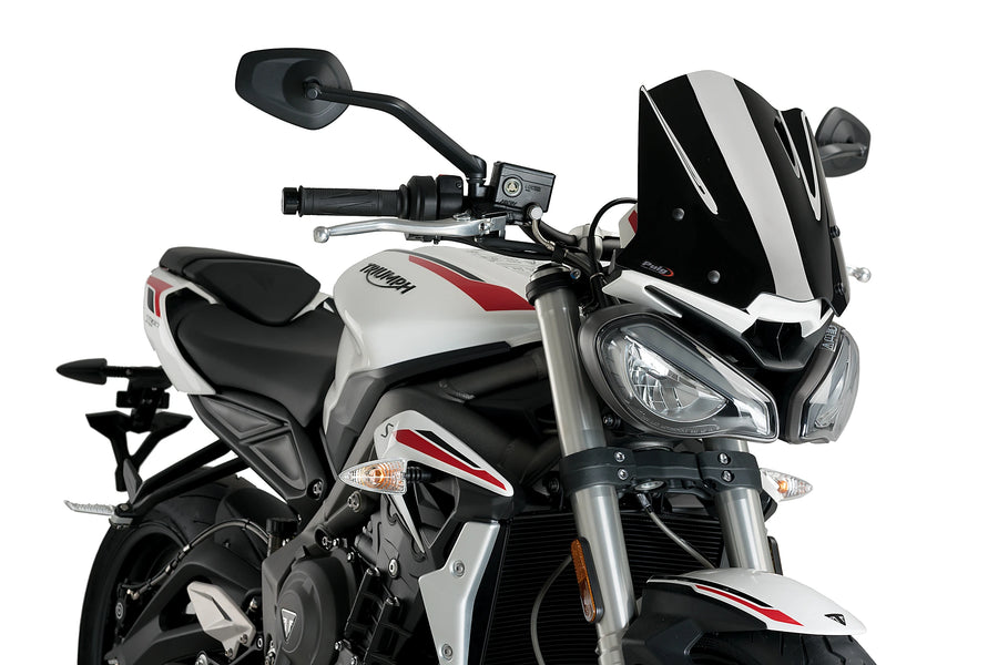 BMW F 900 R [2025] - Ny generation sportvindruta | Svart | PUIG 20432N