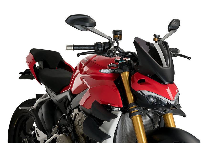 DUCATI STREETFIGHTER V4S [2024] - Ny generation sportvindruta | Kraftigt tonad | PUIG 20467F
