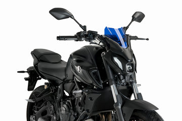 TRIUMPH BONNEVILLE T 120 BLACK [2025] - Ny generation sportvindruta | Blå | PUIG 20618A