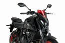TRIUMPH BONNEVILLE T 120 BLACK [2025] - Ny generation sportvindruta | Röd | PUIG 20618R