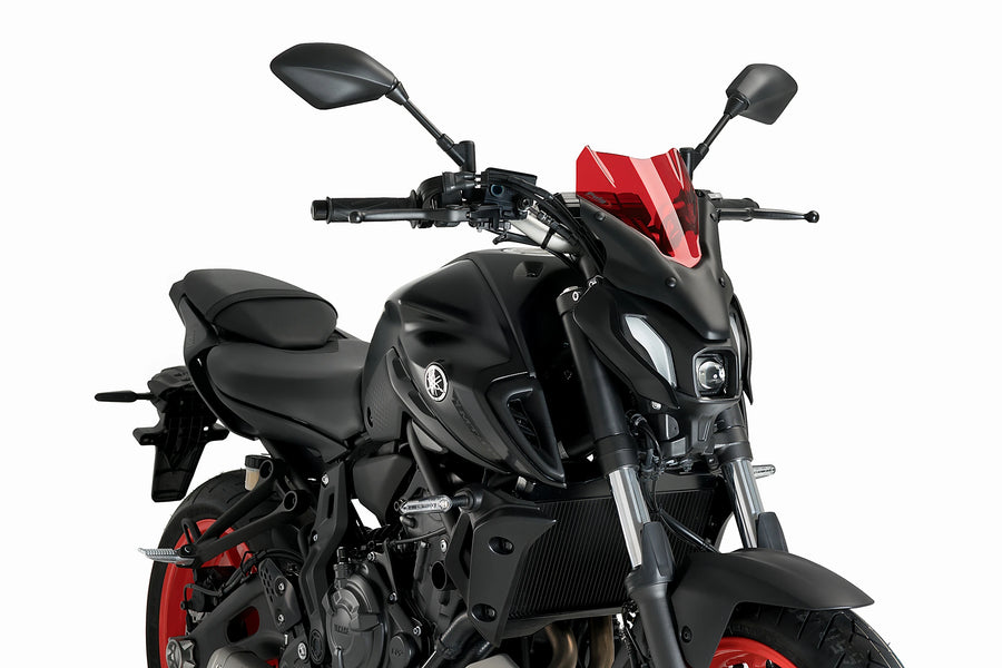 TRIUMPH BONNEVILLE T 120 BLACK [2025] - Ny generation sportvindruta | Röd | PUIG 20618R
