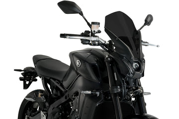 YAMAHA MT-09 SP [2023] - New Generation Touring Windshield | Kraftigt tonad | PUIG 20645F