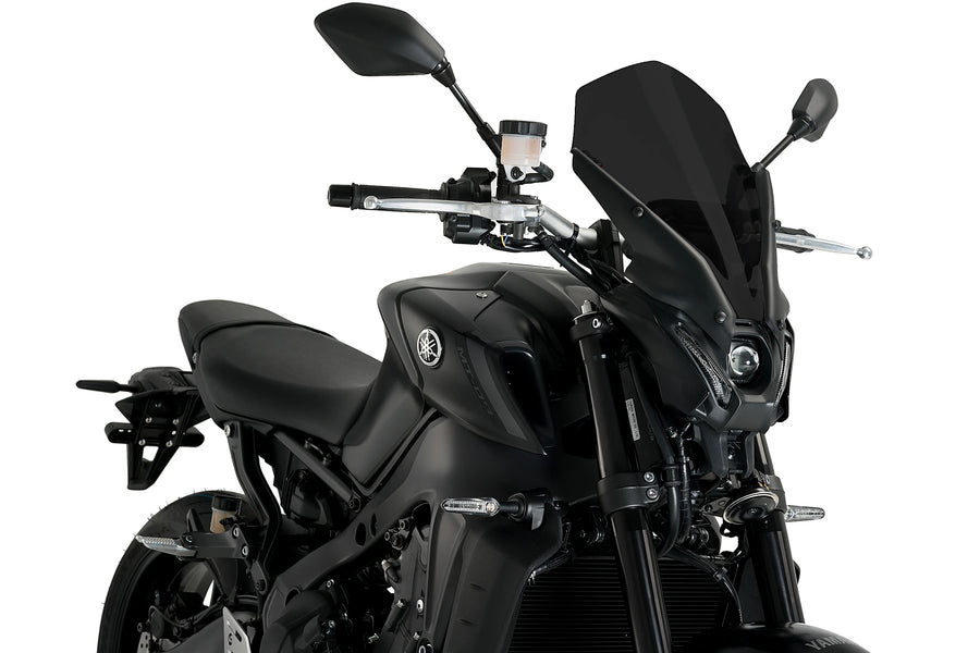 YAMAHA MT-09 SP [2023] - New Generation Touring Windshield | Kraftigt tonad | PUIG 20645F