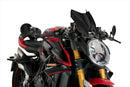 TRIUMPH BONNEVILLE T 120 BLACK [2025] - Ny generation sportvindruta | Svart | PUIG 20680N
