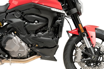 DUCATI MONSTER 937 SP [2024] - frontspoiler | Matt svart | PUIG 20714J